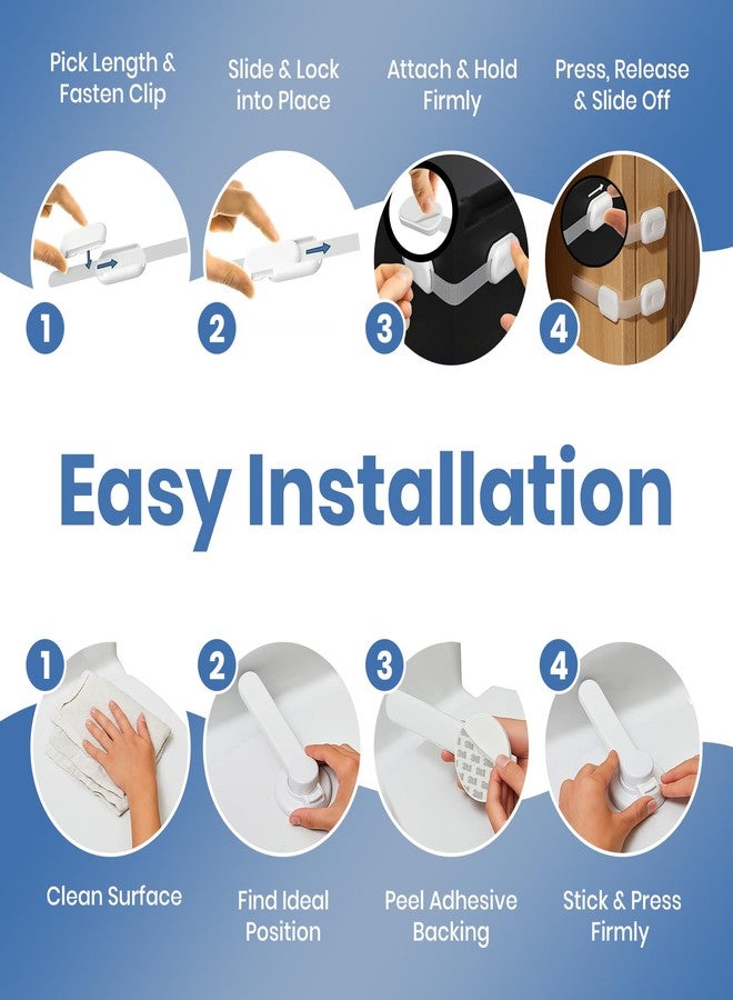 ZypplyPro Baby Proofing Toilet Seat Locks (2-Pack) – Ideal Baby Proof Toilet Lid Locks - Easy Installation Toilet Locks Set - No Tools Required - Image 4